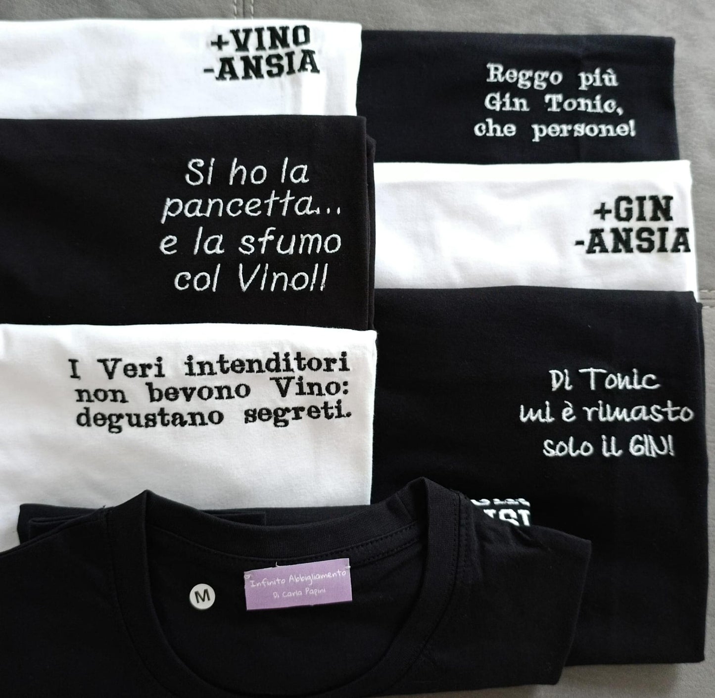 T -SHIRT UNISEX "VIN GIN "