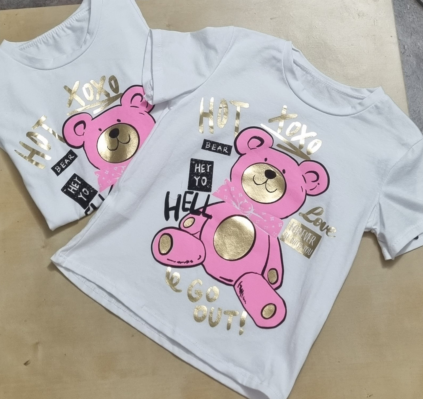 T- Shirt Orso Graffiti Taglia 12 anni