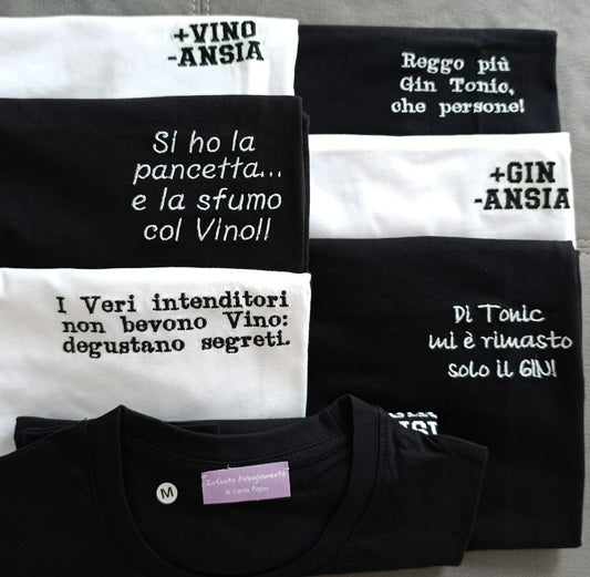 T -SHIRT UNISEX "VIN GIN "