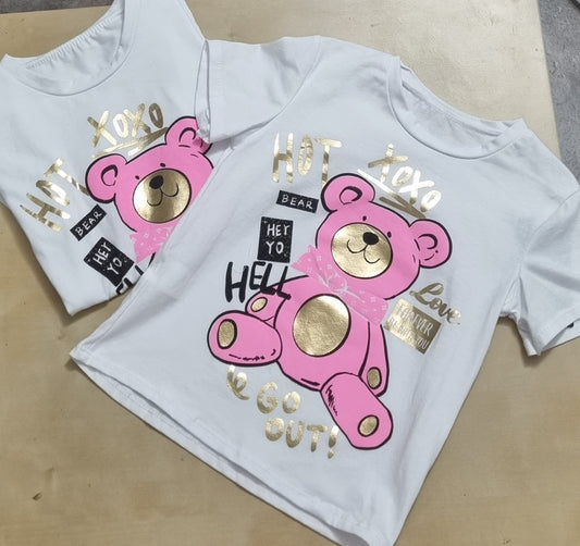 T- Shirt Orso Graffiti Taglia 12 anni
